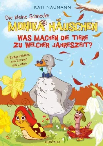 Produktbild: Die kleine Schnecke Monika Häuschen 5: Was machen die Tiere zu welcher Jahreszeit?: Sachgeschichten zum Staunen und Lachen | Für Kinder ab 6 Jahren | 4 Geschichten über die heimische Tierwelt
