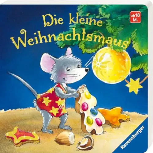 Produktbild: Die kleine Weihnachtsmaus, Weihnachtsbuch, Buch für Kinder ab 18 Monaten