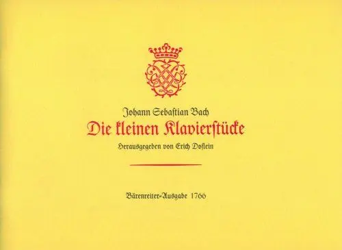 Produktbild: Die kleinen Klavierstücke: Urtext (Bärenreiter-Ausgabe)