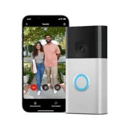 Produktbild: Ring Akku-Videotürklingel (Battery Video Doorbell) (2024) | WLAN-Videotürklingel-Sicherheitskamera, Selbstinstallation (in 5 Minuten) | mit eingebautem Akku I Privatsphäre-Einstellungen