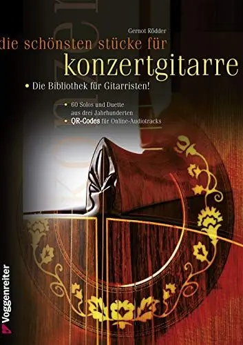 Produktbild: Die schönsten Stücke für Konzertgitarre: Eine Bibliothek für Gitarristen mit 60 der bekanntesten Stücke!