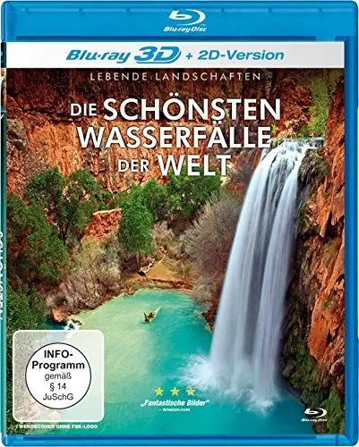 Produktbild: Die schönsten Wasserfälle der Welt (inkl. 2D-Version) (3D Blu-ray)