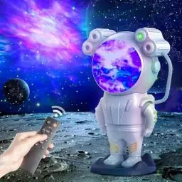 Produktbild: Dienmern LED-Sternenhimmel Projektor Astronaut, Galaxy Light mit Fernbedienung und Timer, Sternenprojektor Kinder und Erwachsene, Smart Star Projector Weiß, Sternlichtprojektor
