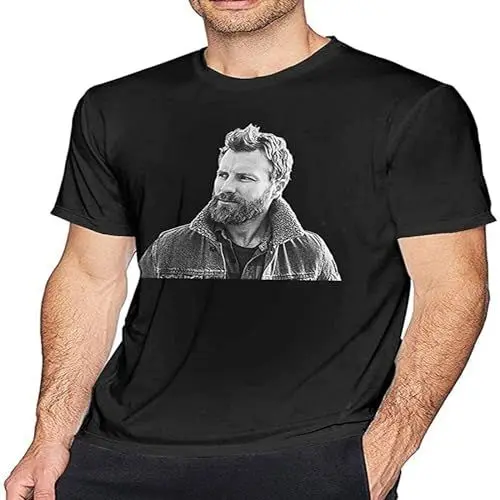 Produktbild: Dierks Bentley Man's Classic Breathable Mens T Shirt Casual Round Neck Easy Tee Fashion Tees Size L
