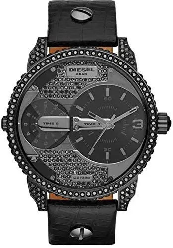 Produktbild: Diesel Herren-Armbanduhr Analog Quarz Leder DZ7328