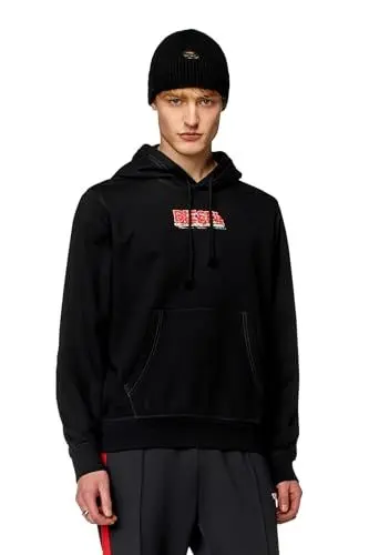 Produktbild: Diesel_S-GINN-HOOD-K37 FELP_Sweatshirt_Schwarz_XL