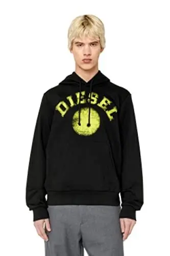 Produktbild: Diesel_S-GINN-HOOD-K30 FELP_SWEATSHIRT_Schwarz_M