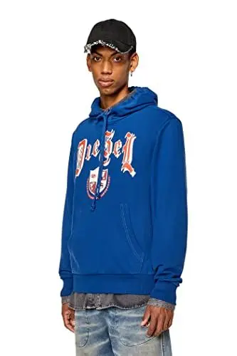 Produktbild: Diesel_S-GINN-HOOD-K20 FELP_Sweatshirt_Blau_XL