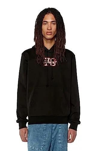 Produktbild: Diesel_S-GINN-HOOD-K22 FELP_Sweatshirt_Schwarz_M