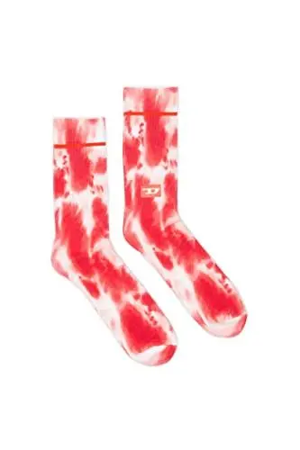 Produktbild: Diesel_SKM-RAY CALZINO_SOCKS_Red Tie Dye_S Tall