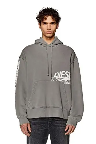 Produktbild: Diesel_S-MACS-Hood-L1 Felpa_Sweatshirt_Grau_XXL