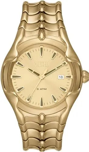 Produktbild: Diesel Herrenuhr Vert quarz/3-Zeiger datum Uhrwerk 44mm Gehäusegröße mit einem Edelstahlarmband DZ2186