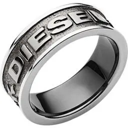 Produktbild: Diesel Ring Für Frauen Stahl, 8, 9, 10, 11.5 Gunmetal Edelstahl Ring, DX1108060