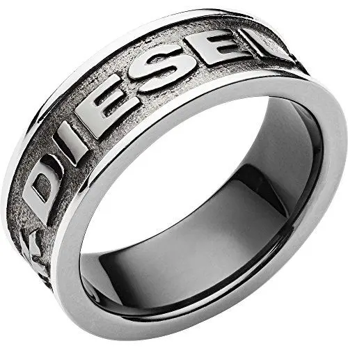 Produktbild: Diesel Ring Für Frauen Stahl, 8, 9, 10, 11.5 Gunmetal Edelstahl Ring, DX1108060