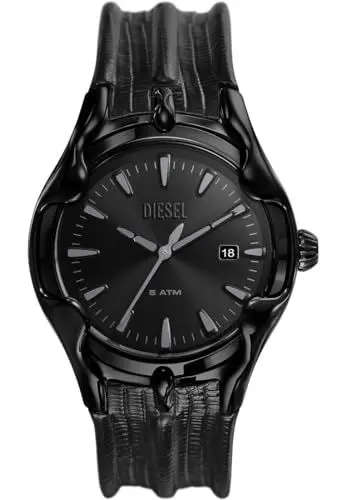 Produktbild: Diesel Herrenuhr D.V.A. , QuarzDreizeigerwerk, 40MM Silbernes Edelstahlgehäuse mit Edelstahlarmband, DZ2170