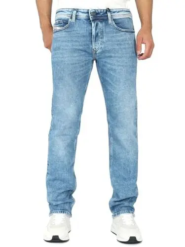 Produktbild: Diesel - Straight Fit Low Waist Stretch Jeans - Safado X R9B92, Größe:W32, Länge:L34