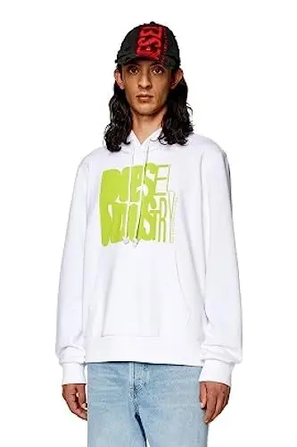 Produktbild: Diesel_S-GINN-HOOD-K29 FELP_Sweatshirt_Weiß_XL
