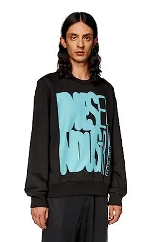 Produktbild: Diesel_S-GINN-K37 Felpa_Sweatshirt_Schwarz_L