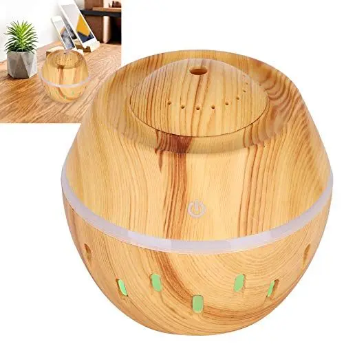 Produktbild: Diffusor für ätherische Öle,Luftbefeuchter Ultraschall Duftlampe,Sehr Leiser Ultraschall Luftbefeuchter für ätherische Öle - Aromatherapie Duftlampe in Holz Optik
