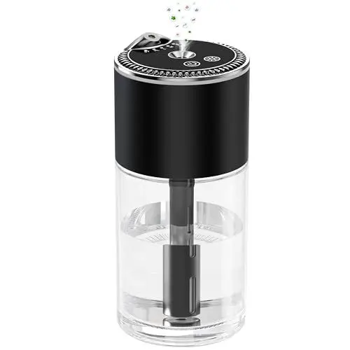 Produktbild: Diffusor für ätherische Öle, Auto-Lufterfrischer, Aromatherapie-Diffusoren für Zuhause, großes Zimmer, Schlafzimmer, Auto, Büro, Schreibtisch mit Sternenhimmellicht, 250 ml Kapazität (Schwarz)