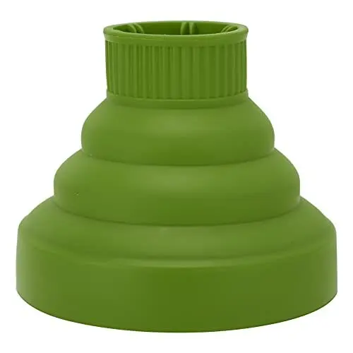 Produktbild: Diffusor-Haartrockner für Lockiges Haar, Silikon-Diffusor-Aufsatz, Universeller Zusammenklappbarer Haartrockner, Diffusor, Tragbare Reise, Zusammenklappbar, Haarföhn, Diffusor, Defuser,(Grün)