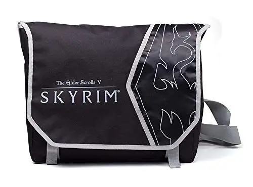 Produktbild: DIFUZED Sac à Bandouillère Skyrim The Elder Scrolls Umhängetasche, 40 cm, Schwarz (Noir)
