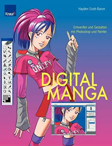 Produktbild: Digital Manga: Entwerfen und Gestalten mit Painter und Photoshop