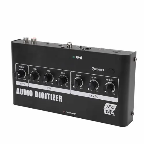 Produktbild: Digital-Analog-Audiokonverter mit Premium-DAC-Chip, Mehreren Verbindungsmodi, Unterstützt Ausgewogenen Klang (EU-Stecker)