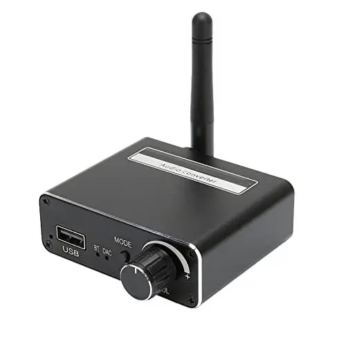 Produktbild: Digital-Analog-Konverter, Koaxial-zu-Cinch-3,5-mm-DAC-Wireless-Sound-Adapter mit -Empfänger, Plug-and-Play, DAC-Konverter für Fernseher, Telefon, Tablet, Computer