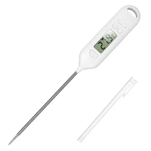 Produktbild: Digitale Küchenthermometer, Fleischthermometer Grillthermometer Bratenthermometer mit langer Sonde, LCD-Bildschirm Kochthermometer für Küche, Kochen, Grill, BBQ, Babyernährung