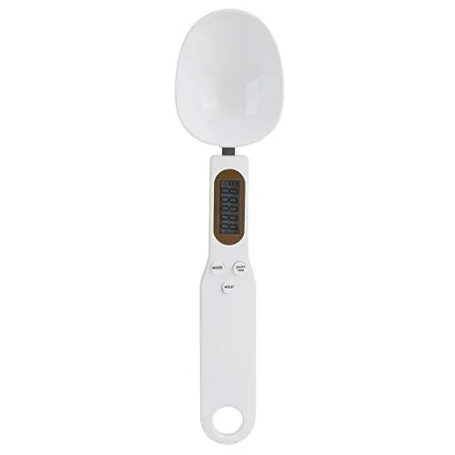 Produktbild: Digitale Löffelwaage - 500g/30ml Elektrische Messlöffel mit LCD Display für Backen, Kaffee, Tee, Mehl, Lebensmittelmesswaage Gewicht von 0.1 Gramm Bis 500 Gramm