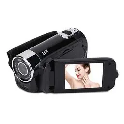 Produktbild: Ejoyous Digitaler Camcorder, 16X Full HD Videokamera High Definition Videokamera mit 270 Grad Drehbildschirm Unterstützt Fotografie und Video mit 2,7-Zoll Display für Home Party Camping (Schwarz)