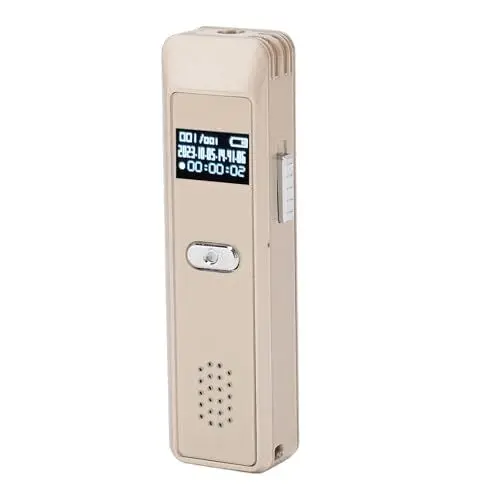 Produktbild: Digitaler Diktiergerät, AI Smart Small Voice Activated Recorder HD-Rauschunterdrückung Einfache Bedienung für Vorträge und Interviews (8G)