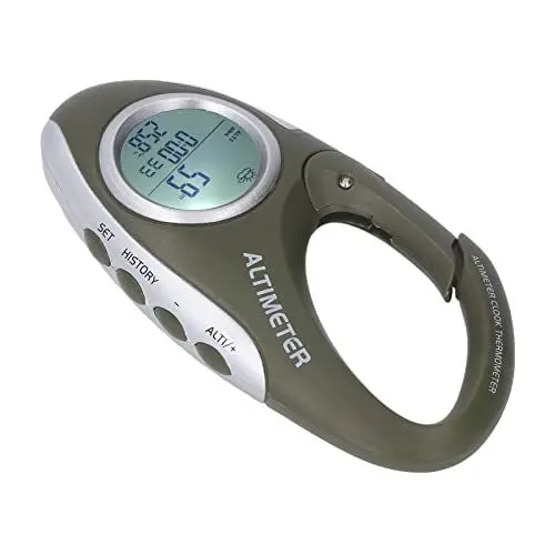 Produktbild: Digitaler Höhenmesser, Multifunktionaler Barometrischer Höhenmesser Barometer Höhenbarometer mit Hintergrundbeleuchtung zum Klettern Camping Outdoor Sport