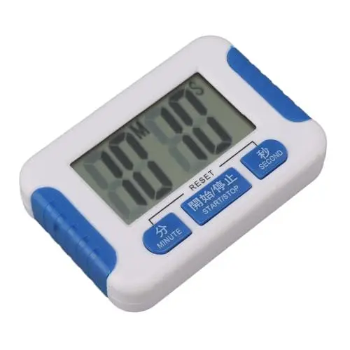Produktbild: Digitaler Küchentimer, Kompakter Timer mit ABS-Alarm, Einfach zu Bedienender Countdown für den Täglichen Gebrauch (White)