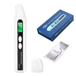 Produktbild: Digitaler LCD-Haut Gesichts Feuchtigkeitsdetektor, Hautfeuchtigkeit Öl Tester Skin Analyzer mit LCD Digitale Gesichtsmaske Fluoreszenztester, 0~99,9% Hautanalysator Monitor für Zuhause, Salon