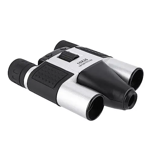 Produktbild: Digitales Fernglas mit Kamera, 10 X 25 HD-Digitalkamera-Teleskop, Kompaktes Fernglas mit 1,3 MP CMOS-Sensor, Tragbares Fernglas für Vogelbeobachtung, Fußballspiel, Konzert