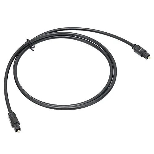 Produktbild: Digitales Optisches Audiokabel, 1m TosLink Stecker auf Stecker Kabel OD4.0 PVC Digital Optical Fiber Audio Cord Line