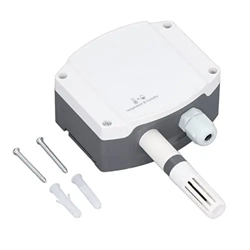 Produktbild: Digitales Thermometer, Hygrometer und Luftfeuchtigkeit, Kabelloser Temperatur- und Luftfeuchtigkeitssensor, Hochgenaues Luftfeuchtigkeits- und Temperaturmessgerät für das Home Office, DC 0–5 V