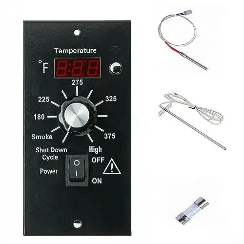 Produktbild: RANRAO Digitales Thermostat-Bedienfeld, digitaler Thermostat-Grillregler, kompatibel für Traeger Pellet-Grills BAC236