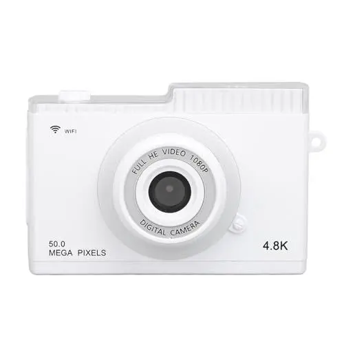 Produktbild: Digitalkamera, Fotokameras für Einsteiger, Kameras für Fotografie, 48 M, 1080 P, 8-facher Digitalzoom, Unterstützt Kabellose Übertragung, Digitalkamera, 48 M, 1080 P,