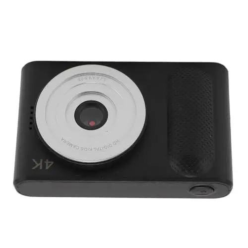 Produktbild: Digitalkamera, Kompaktkamera, Elektronische Bildstabilisierung, 2,4-Zoll-TFT-Bildschirm, 48 MP HD-Autofokus für Vlog (Black)