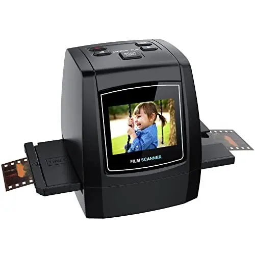 Produktbild: DIGITNOW! Film-Scanner Diascanner Tragbarer hochauflösender 22MP All-In-1-Film- und Diascanner für Super-8-Film, 35-mm-Dias und -Negative, 110 und 126 Film-zu-Digital-Konverter