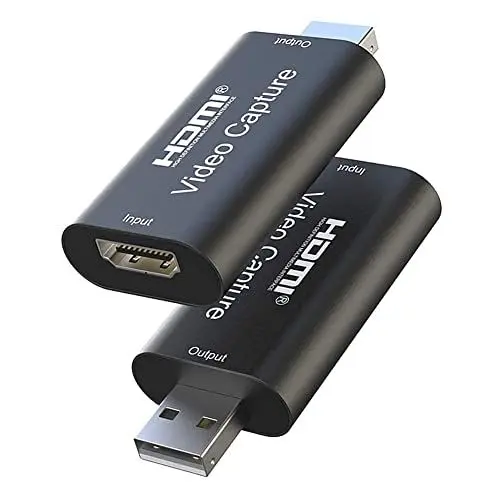 Produktbild: DIGITNOW! HDMI zu USB 2.0 Videoaufnahmekarte， Praktischer Compact Game Capture Card Grabber Für Live-Übertragungen, Konferenzräume, Videoaufnahmen