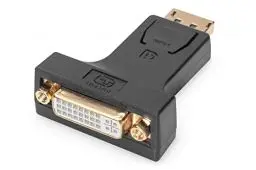 Produktbild: DIGITUS DisplayPort Grafik Adapter, DP zu DVI-I (24+5), WQXGA, 2560 × 1600 Pixel, Schwarz