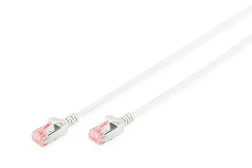 Produktbild: DIGITUS LAN Kabel Cat 6-5m - Slim - RJ45 Netzwerkkabel - U/FTP Geschirmt - Kompatibel zu Cat-6A - Grau