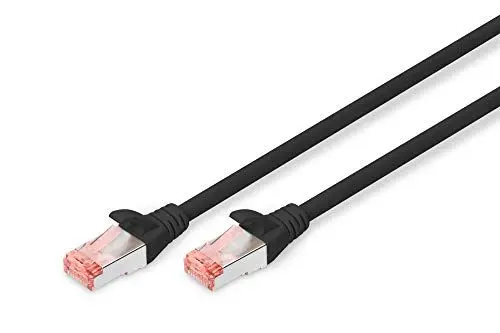 Produktbild: DIGITUS LAN Kabel Cat 6 - 7m - RJ45 Netzwerkkabel - S/FTP Geschirmt - Kompatibel zu Cat 6A & Cat 7 - Schwarz