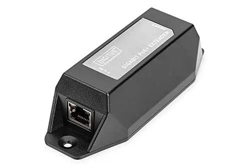 Produktbild: DIGITUS PoE+ Repeater - Reichweite +100 m - Kaskadierkar bis 500 m Gesamtreichweite (4 Geräte) - PoE af & at