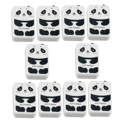 Produktbild: DIKACA 10st Panda Radiergummi Knetgummi Schulbriefpapier Radiergummi Für Künstler Malerei Radiergummi Malen Skizzieren Radiergummi Dekorativer Radiergummi Für Studenten Kunst-radiergummi
