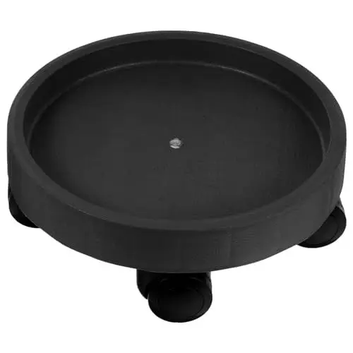 Produktbild: DIKACA 1Stk Blumentopf Tablett blumentopf Palette blumentopf untersetzer Pflanztablett mit Rollen dekorativer Pflanzer Pflanzenregal drinnen Regalboden Hausbedarf Pflanzenbehälter-Tablett
